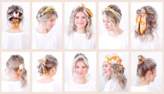 10 trendovskih ljetnih frizura s maramom za kosu