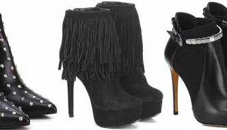 Trendi cipele za zimu 2015: Crne gležnjače s daškom glamura!