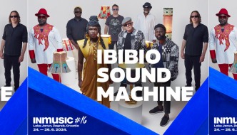 Ibibio Sound Machine pojačanje INmusic festivala