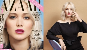 Jennifer Lawrence u Dioru za svibanjski Harper's Bazaar