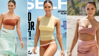 Pobuna protiv jeseni: Jessica Alba u beach krpicama za Self