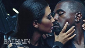 Kim i Kanye za Balmain: Modni poljubac o kojem će se dugo pričati!