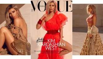 Kim Kardashian West u očaravajućoj haljini za indijski Vogue