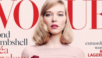 Ruže joj dobro stoje: Léa Seydoux u pink haljini za Vogue