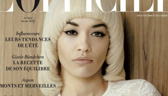 Rita Ora s frizurom u stilu 1970-ih za L'Officiel Paris