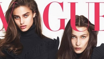 Taylor Hill i Bella Hadid na rujanskom coveru Voguea