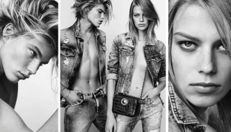 Lexi Boling i Jordan Barrett u proljetnoj priči Versace Jeansa