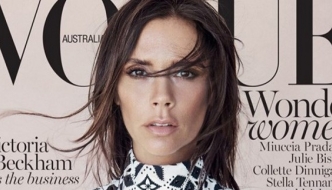 Victoria Beckham nosi Louis Vuitton na coveru Voguea