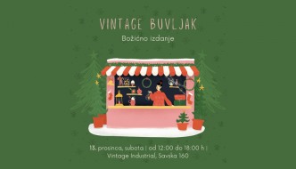 Božićni buvljak ove subote u Vintage Industrialu