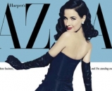 Dita Von Teese u Louboutinkama za Harper's Bazaar