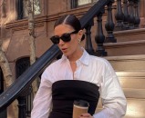 Dora Predojević na ulicama New Yorka u trendi komadima za jesen