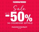 Do 50% popusta u Fashion&Friends trgovinama i online