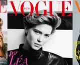 Léa Seydoux na trostrukoj naslovnici Voguea