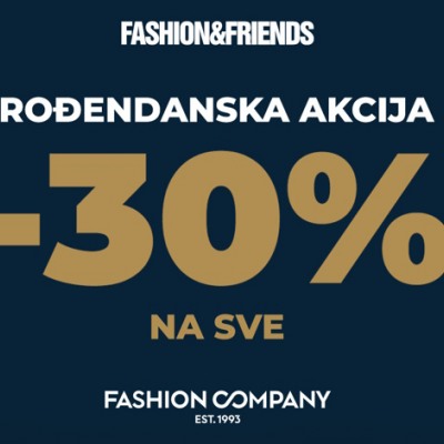 SAMO DANAS: 30% popusta na sve omiljene brendove