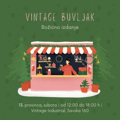 Božićni buvljak ove subote u Vintage Industrialu